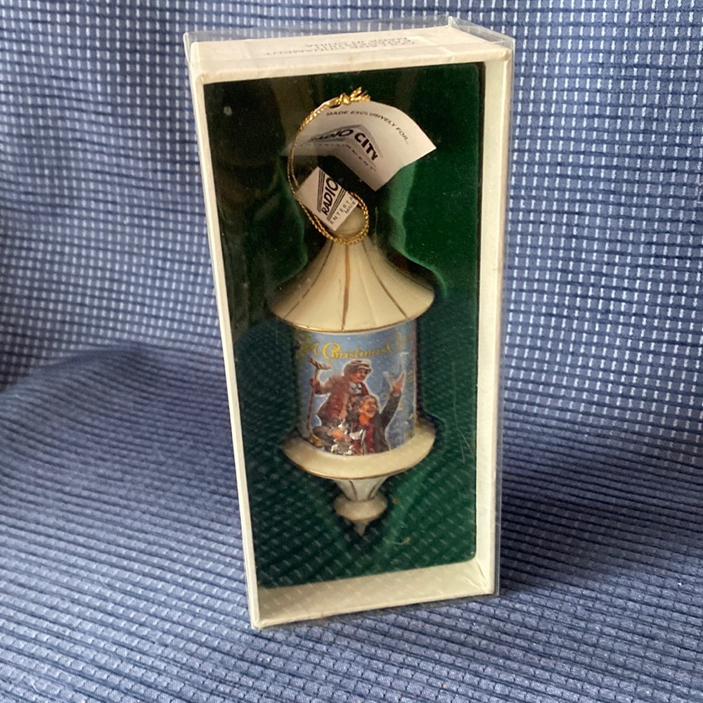 Radio City NIB exclusive “A Christmas Carol” Porcelain Ornament